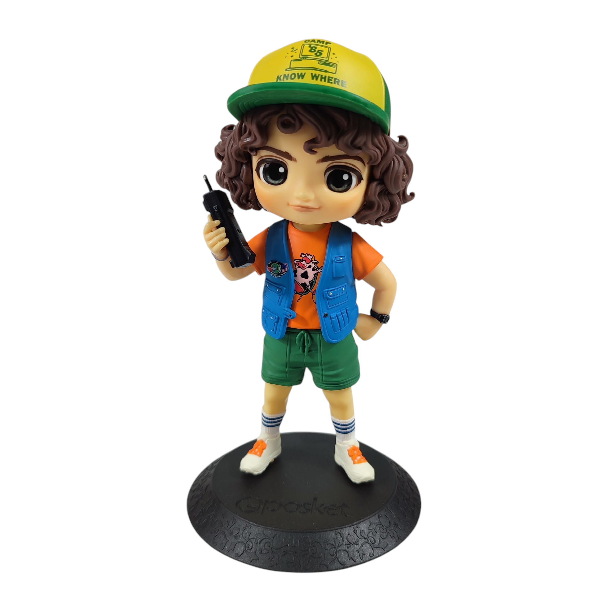 Acheter Figurine Qposket - Stranger Things : Dustin Bon état - 14,50 € Figurine Qposket - Stranger Things : Dustin Bon état - reconditionné disponible sur Label Emmaüs